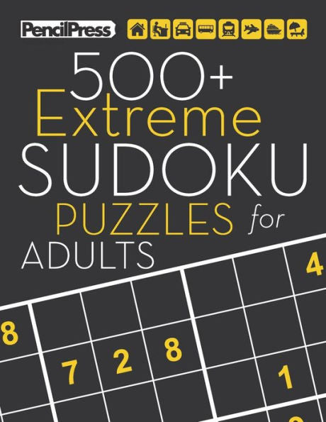 Más de 500 sudokus extremos para adultos: libros de sudokus extremos (con respuesta)