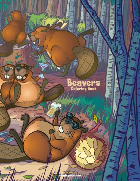 Beavers Coloring Book 1