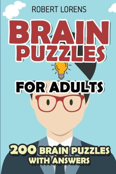 Brain Puzzles for Adults: Area Division Puzzles - 200 Brain Puzzles with Answers (Brain Teaser Puzzles)