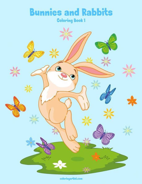 Bunnies and Rabbits Coloring Book 1