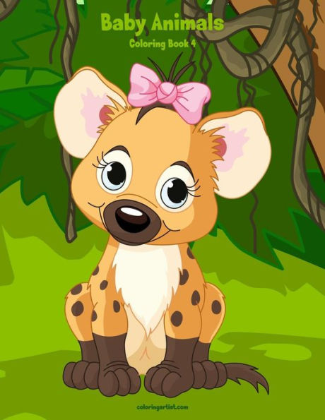 Baby Animals Coloring Book 4