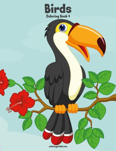 Birds Coloring Book 4