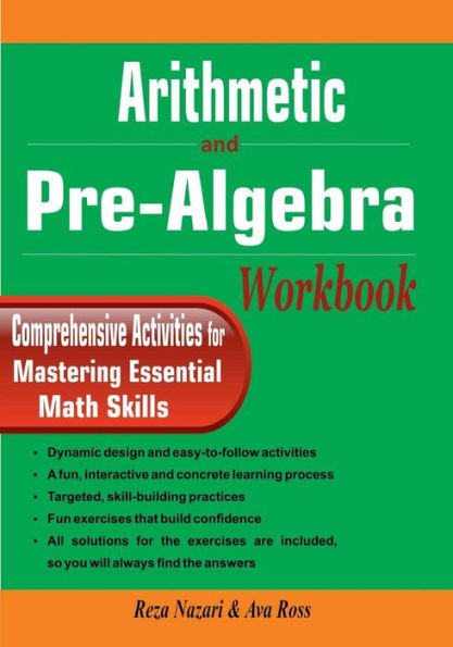 Libro de ejercicios de aritmética y preálgebra: actividades integrales para dominar habilidades matemáticas esenciales