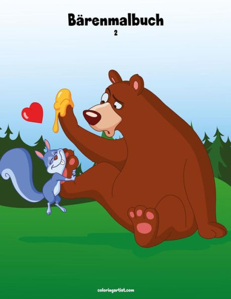 Bärenmalbuch 2 (German Edition)