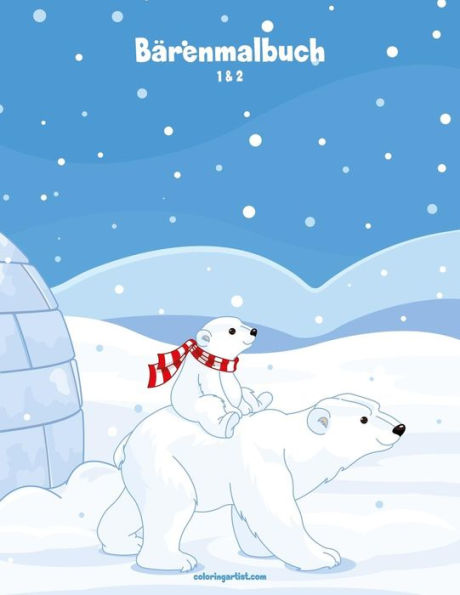 Bärenmalbuch 1 & 2 (German Edition)