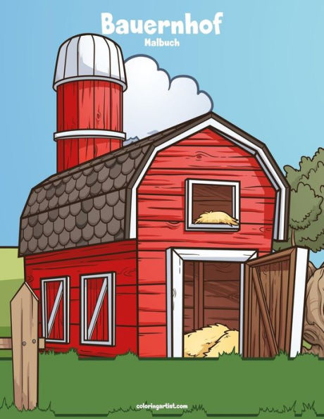 Bauernhof-Malbuch 1 (German Edition)