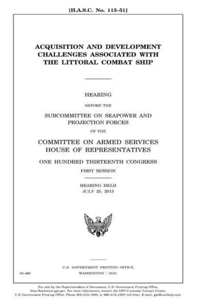 Acquisition and development challenges associated with the littoral combat ship