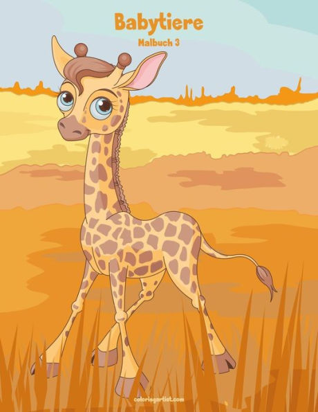 Babytiere-Malbuch 3 (German Edition)