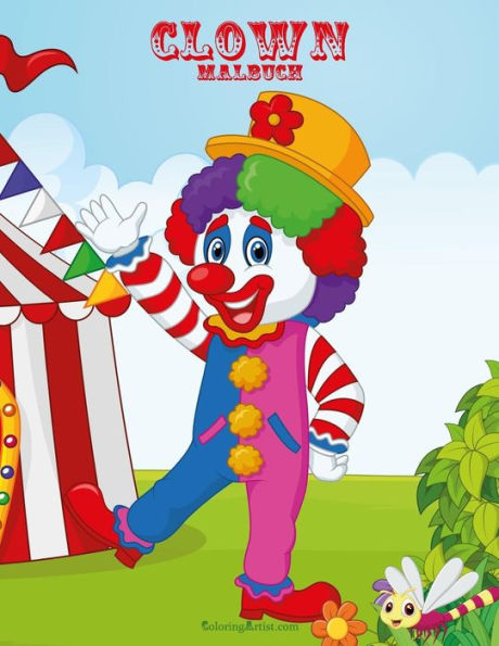 Clownmalbuch 1 & 2 (The Clown) (German Edition)