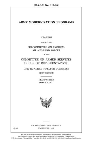 Army Modernization Programs