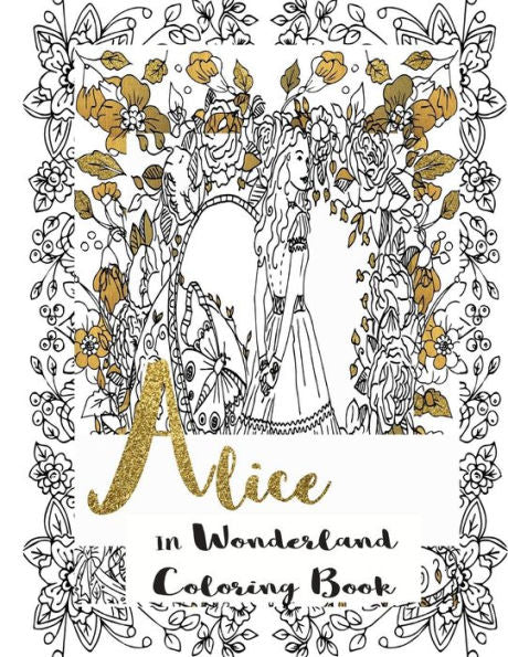 Alice in Wonderland: Coloring Book