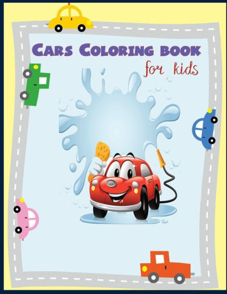Coches Libro para colorear para niños: Coches camión Tren Libro para colorear para niños/niños