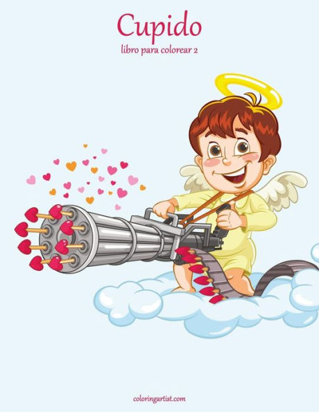 Cupido libro para colorear 2 (Spanish Edition)