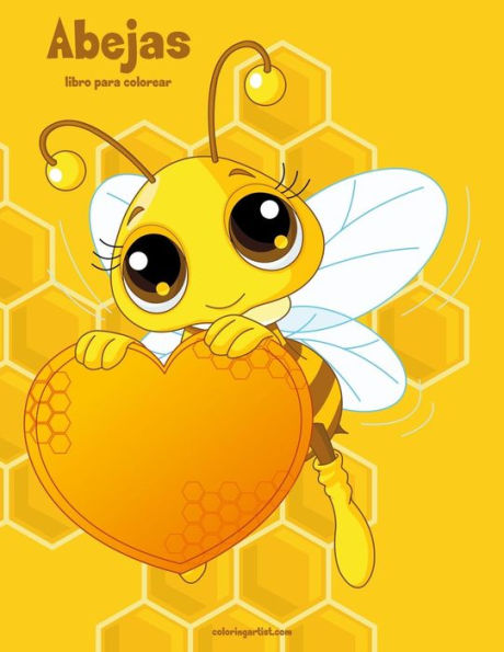 Abejas libro para colorear 1 (Spanish Edition)