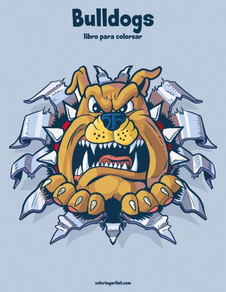 Bulldogs libro para colorear 1 (Spanish Edition)