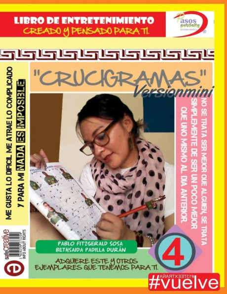 Crucigramas: Version Mini 4. (Spanish Edition)