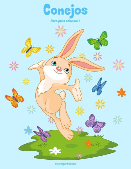 Conejos libro para colorear 1 (Spanish Edition)