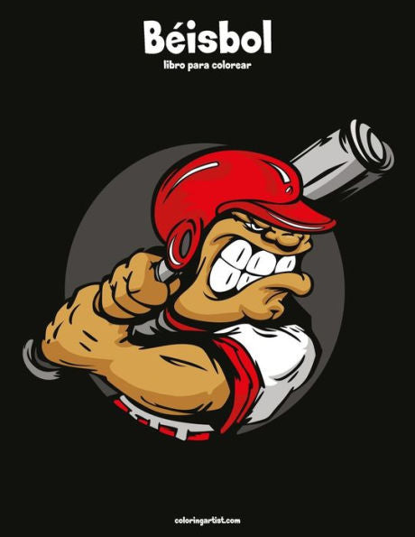 Béisbol libro para colorear 1 (Spanish Edition)
