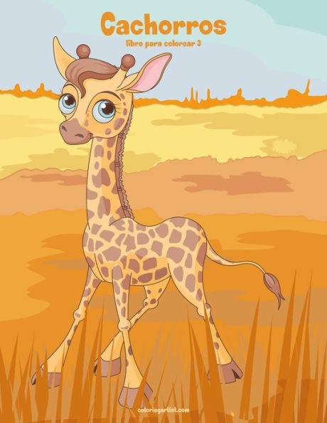 Cachorros libro para colorear 3 (Spanish Edition)