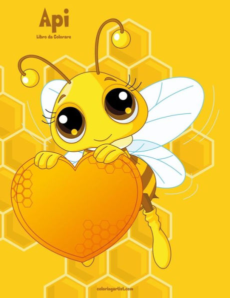 Api Libro da Colorare 1 (Italian Edition)