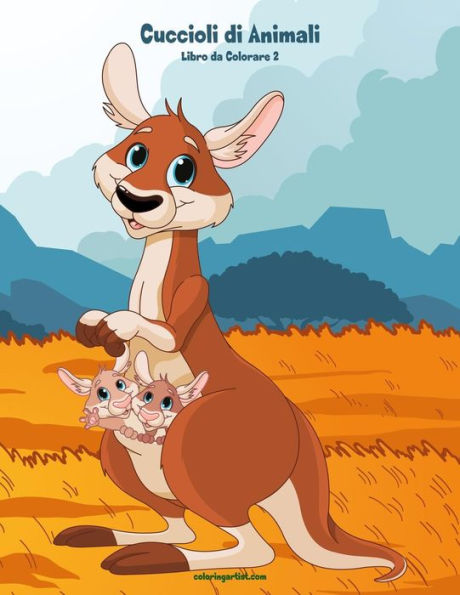 Cuccioli di Animali Libro da Colorare 2 (Italian Edition)