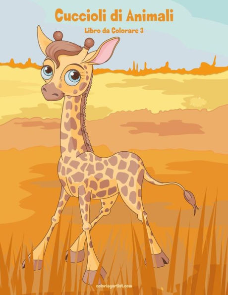 Cuccioli di Animali Libro da Colorare 3 (Italian Edition)