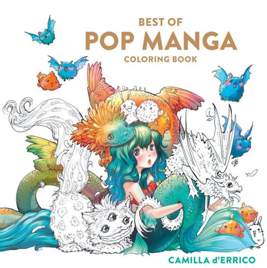 Best Of Pop Manga Coloring Book - 9781984862761
