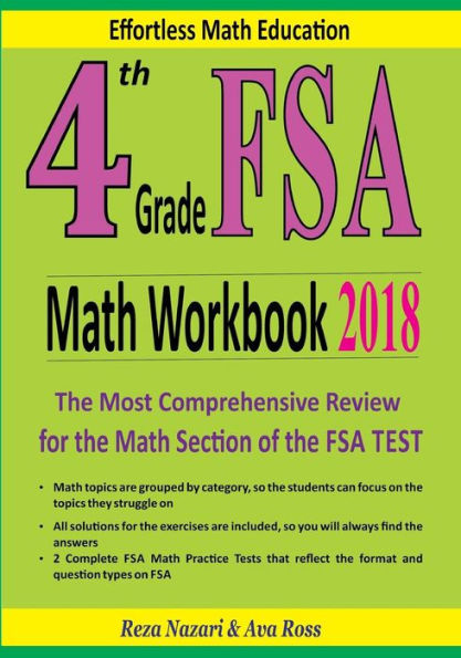 4th Grade FSA Math Workbook 2018: The Most Comprehensive Review for the Math Section of the FSA TEST