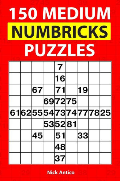 150 Medium Numbricks Puzzles (Numbricks Puzzles Books)