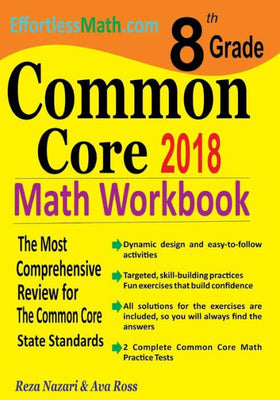 8th Grade Common Core Math Workbook: The Most Comprehensive Review for The Common Core State Standards