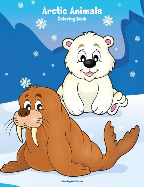 Arctic Animals Coloring Book 1