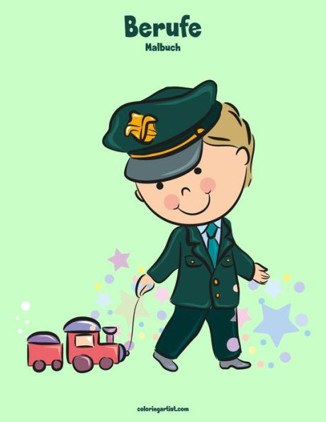 Berufe-Malbuch 1 (German Edition)