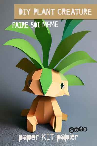Diy Plant Creature À Faire Soi-Même: Papier Kit Paper By Sofs