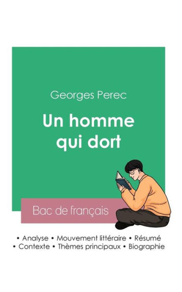 Reussir Son Bac De Francais 2023: Analyse Du Roman Un Homme Qui Dort De Georges Perec (French Edition)