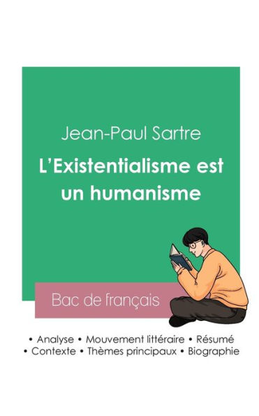 Reussir Son Bac De Philosophie 2023: Analyse De L'Existentialisme Est Un Humanisme De Jean-Paul Sartre (French Edition)