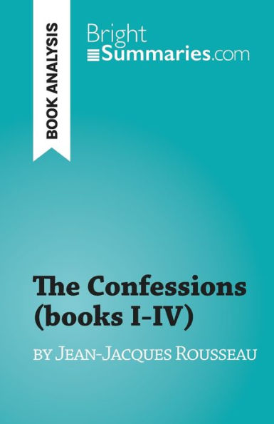 The Confessions (Books I-Iv): By Jean-Jacques Rousseau - 9782808698009