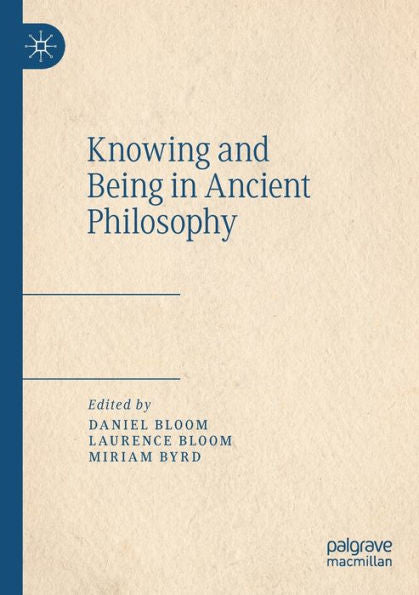Knowing And Being In Ancient Philosophy - 9783030989064