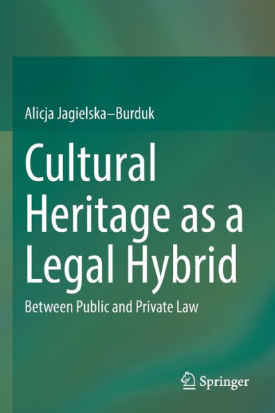 Cultural Heritage As A Legal Hybrid: Between Public And Private Law - 9783031049484