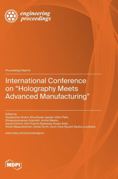 International Conference On "Holography Meets Advanced Manufacturing"
