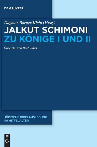Jalkut Schimoni Zu I Könige: Yalkut Shimoni On The First Book Of Kings (German Edition)