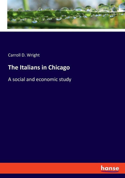 The Italians In Chicago: A Social And Economic Study