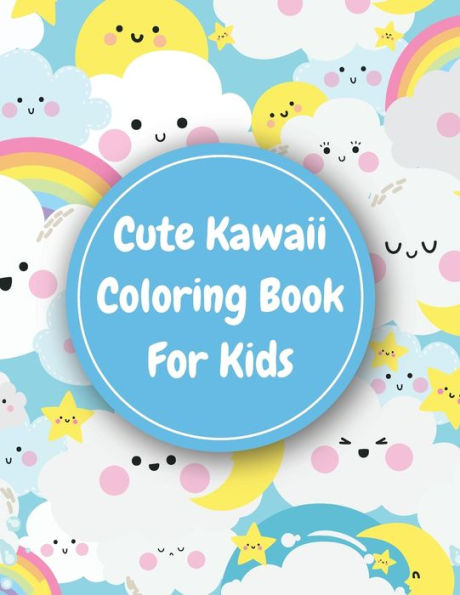Kawaii Activity Book For Kids: Kawaii Coloring Books - 9783596012336