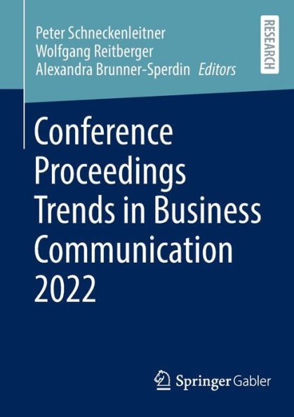 Conference Proceedings Trends In Business Communication 2022