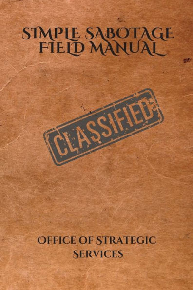 Simple Sabotage Field Manual - 9783755100348