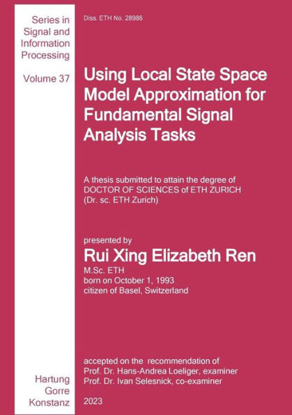 Using Local State Space Model Approximation For Fundamental Signal Analysis Tasks - 9783866287921