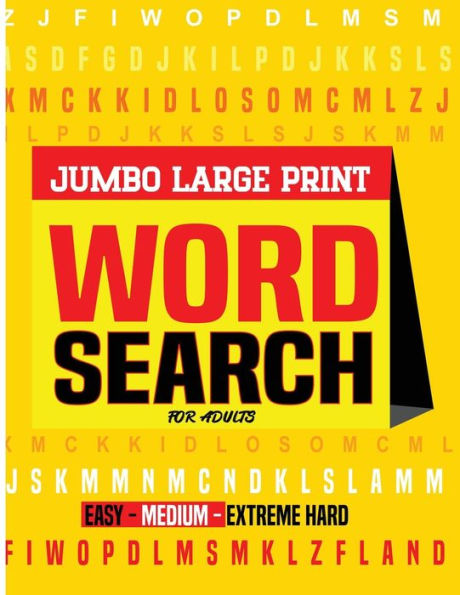 Jumbo Word Search Book For Adults Large Print: Word Find Book For Kids, Word Search Books, Puzzle Word Search Books - 9784390047593