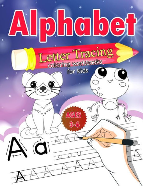 Alphabet Letter Tracing For Kids Ages 3-6: Letter Tracing Book For Kids, Activity Book Workbook For Children Alphabet Learning Letter Tracing With Animals - 9784991507496